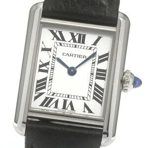 CARTIER tank mast SM WSTA0042 Silver Dial Quartz Ladies Watch_847546